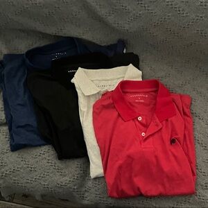 Aeropostale Men’s Bundle of 4 Polo Shirts